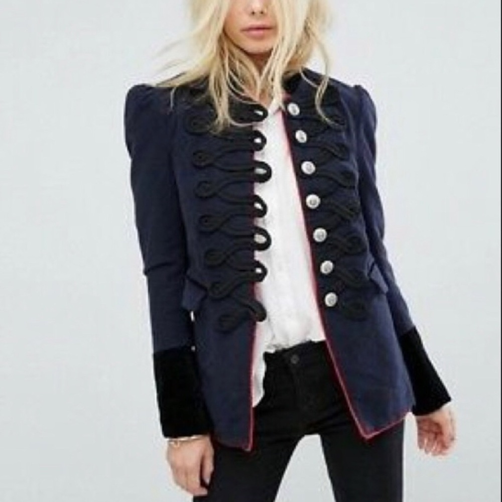 Free People Seamed and Structured jacket